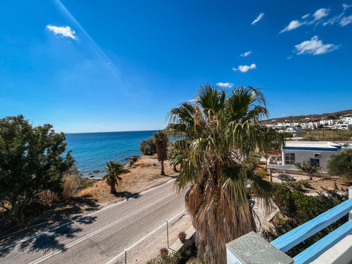 Agnadi Syros Beachfront Studios & Rooms Mégas Yialós-Nítes Buitenkant foto