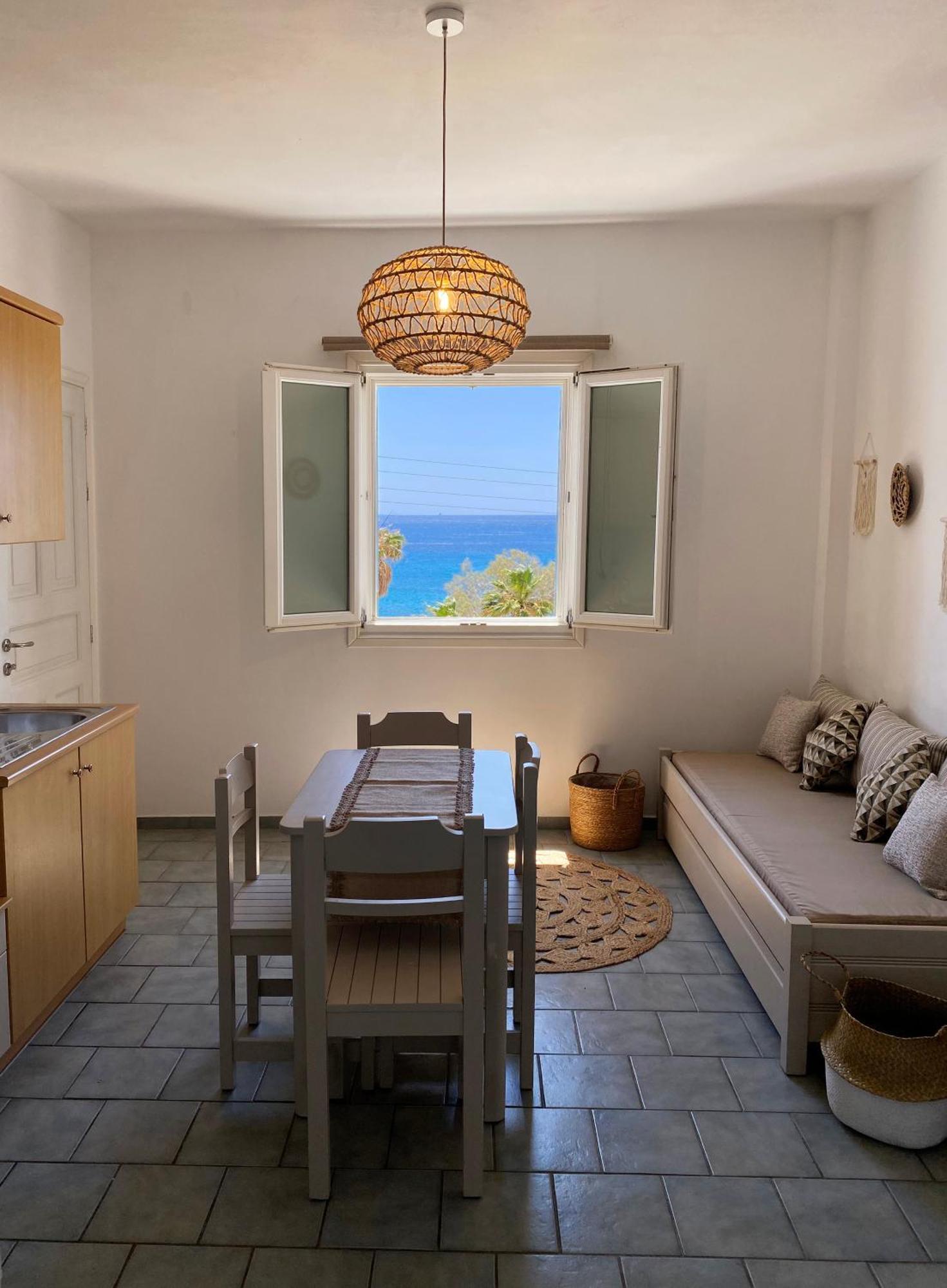 Agnadi Syros Beachfront Studios & Rooms Mégas Yialós-Nítes Buitenkant foto